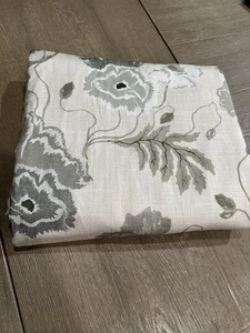 West Elm Poppy Bloom Curtain Drape  48x108 ONE panel Vetiver Green - Picture 1 of 2