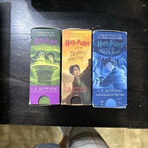 Harry Potter Audio Book CD Books 5-7 Complete Unabridged Jim Dale Deathly Hollow - Picture 1 of 2