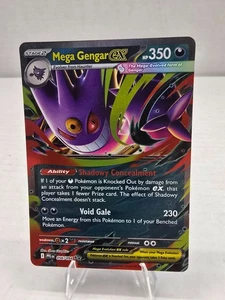 Pokémon Card TCG: Mega Gengar ex 056/094 Rare Holo Phantasmal Flames 2025 - Picture 1 of 3