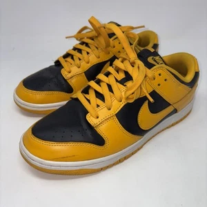 Nike Dunk Low Championship Goldenrod Größe 10 Herren schwarz gelb weiß - Bild 1 von 13