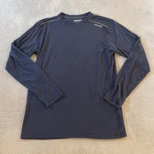 Cariloha Shirt Mens Small Blue Bamboo Fit Performance Comfort Longsleeve Casual - Picture 1 of 15