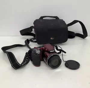 Nikon Coolpix L830 16.0 MP 34x Wide Optical Zoom Lens RED Guarantee Bundle - Picture 1 of 5