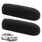 1Pair Black Car Armrest Cover Interior Front Seat Suv Accessories Center Console