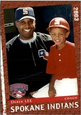 2003 Spokane Indians Grandstand #19 Derek Lee CO
