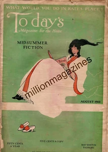 1913 Today's Magazine for the Home - August - Midsummer Fiction Number - Picture 1 of 1