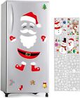 Aimant réfrigérateur Père Noël réfrigérateur-autocollants, décorations de Noël Noël