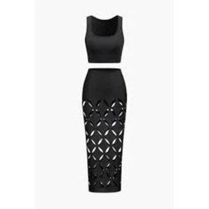 Micas U-Neck Cami Top and Cut Out maxi Skirt set Size M - Picture 1 of 9