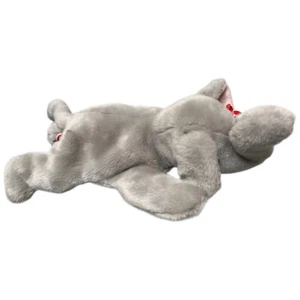 Ty Beanie Buddies Collection Plüsch Elefant Righty 2000 weich grau amerikanische Flagge - Bild 1 von 8