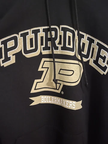 PURDUE UNIVERSITY HOODIE LARGE Cover