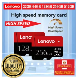 Micro SD Memory Card Class 10 - High Speed A1 U3 - 32GB 64GB 128GB 256GB 512gb - Picture 1 of 17