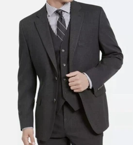 Alfani Men's Slim-Fit Stretch Solid Suit Separate Jacket Charcoal Grey 40R NWT - Picture 1 of 11