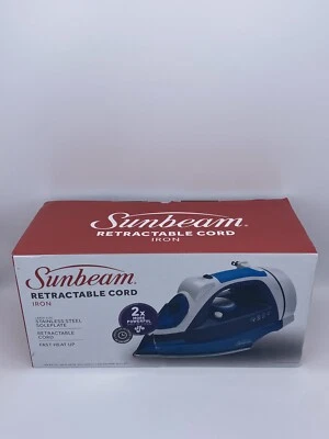 Sunbeam Iron 1600W  Quick Heat Up Retractable Cord Iron - Image 1 of 4