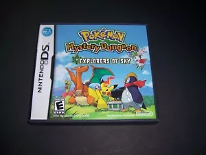 Authentic Original Box ONLY POKEMON MYSTERY DUNGEON EXPLORERS SKY Nintendo DS - Picture 1 of 3