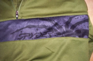 Spyder M Verde Blu Navy LS 1/4 Zip Pullover Poliestere Camicia Giacca Uomo  - Foto 1 di 6