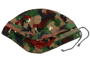 Nuevo Antiguo Stock Casco Suizo Cubierta Alpenflage Camuflada Para Casco de Acero M71 Modelo 71 - Imagen 1 de 4