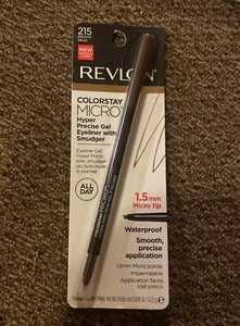 Revlon Gel Eyeliner ColorStay Micro Hyper Precision Eye Makeup #215 Brown 0.01 - Picture 1 of 2