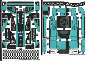 LEGO FOGLIO ADESIVI 1+2 76898 FORMULA E PANASONIC JAGUAR GEN2 & I-PACE set nuovo - Foto 1 di 1