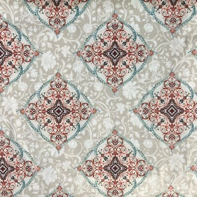 Persian Damask Motif Fabric, 140cm Wide, Upholstery Window Craft, Sold by Yard - Image 1 of 4