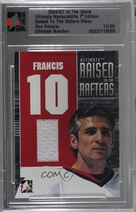 2006-07 ITG Ultimate Memorabilia 7th Edition Silver /25 Ron Francis HOF