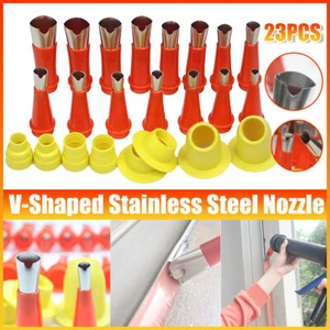 23pcs V-Shaped Integrated Rubber Nozzle Tool Kit Reusable Rubber Nozzle Tool AU - Picture 1 of 13