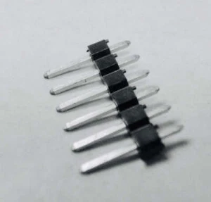 3M Tin 2.54mm Male Pin Header Connector Strip 6 Position *Pack of 10* - Picture 1 of 1