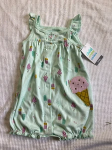 Child of mine NWT Baby Girl ice cream short outfit Size 6-9 M - Picture 1 of 3