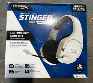 HyperX - Cloud Stinger Core Wireless Gaming Headset for PC, PS5, and PS4 - White