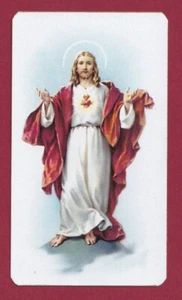 Santino Holy Card Image Pieuse Heiligenbild Sacro Cuore di Gesù - Picture 1 of 1