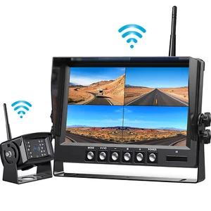 1080P Wireless RV Backup Camera System 9" Loop Recording Monitor for Trailer Bus - Picture 1 of 14