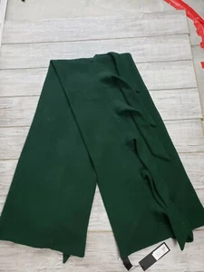 Kedem Sasson Size O/S One of a Kind Green Designer Scarf Fleece Oversize - Picture 1 of 5