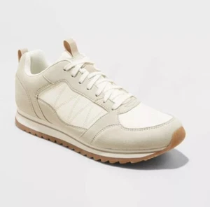 Goodfellow & Co Men’s Lace Up Vintage Sneakers Low Top Faux Sued 10,5 - Picture 1 of 6