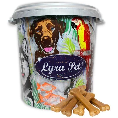 20 Kauknochen ca. 25 cm Rinderhaut Hundefutter Lyra Pet®  MHD 3/2026 +30 L Tonne - Bild 1 von 4