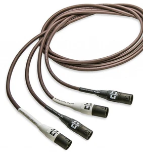 Analysis Plus Chocolate Oval-In/in-wall CL3 w/XLR  Interconnect Cables 1 meter - Picture 1 of 1