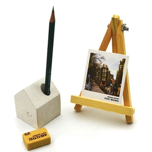 house shape pen holder silicone molds silicone concrete mold cement mold  - Picture 1 of 7