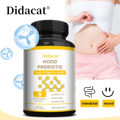 DIDACAT Mood Probiotic Capsules Good For Promotes Healthy Digestion Balance Mood