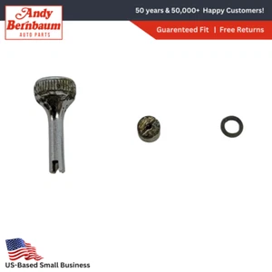 1949 Plymouth Instrument Cluster Clock Reset Chrome Knob Washer Nut Package NOS - Picture 1 of 3