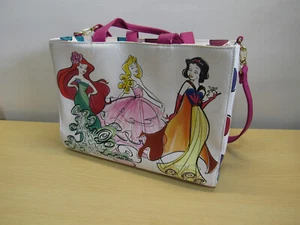 Disney Parks Princess Big HandBag Purse w/Strap Ariel, Aurora, Snow White EUC - Picture 1 of 17