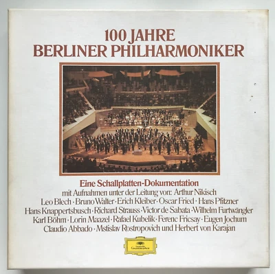 15 LP-Box 100 JAHRE BERLINER PHILHARMONIKER Schallplatten-Dokumentation (B223) - Bild 1 von 4