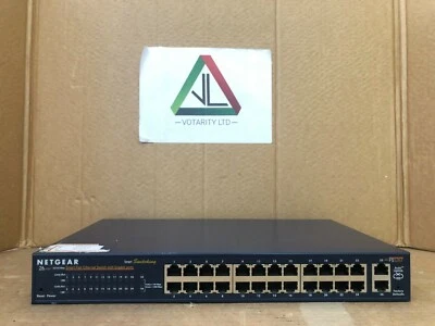 Netgear FS526T 24-Port Smart Switch with Gigabit Port + No Bracket (Inc VAT) - Image 1 of 4