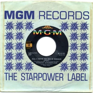 RICHARD CHAMBERLAIN - ALL I HAVE TO DO IS DREAM - 45 RECORD - Bild 1 von 2