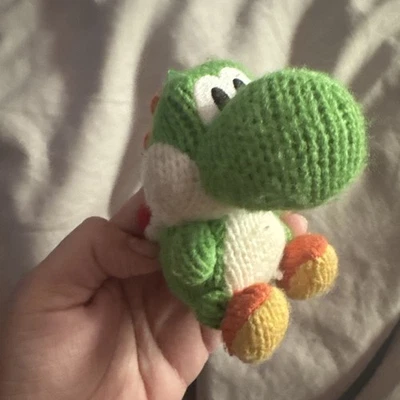 Fio Nintendo Yoshi Amiibo verde falhas não funcionando buraco - Imagem 1 de 4