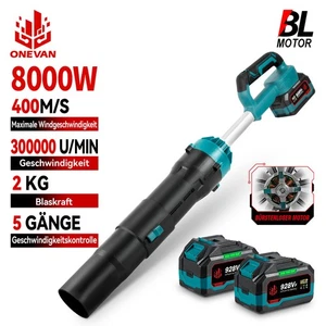 Akku Gebläse Laubbläser Turbogebläse Laubgebläse Blower Turbofan für Makita 18V - Bild 1 von 20