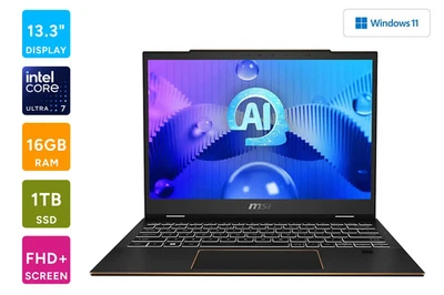 MSI Summit E13 AI Evo 13.3" Full HD+ Ultra 7 Windows 11 Laptop (16GB, 1TB), - image 1 of 4