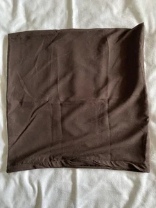 Kissenhülle, Dunkelbraun, 50x50 cm, Polyester, Reißverschluss - Bild 1 von 5