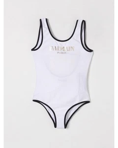 Balmain Swimsuit OnePiece Kids White Swimwear - Picture 1 of 6