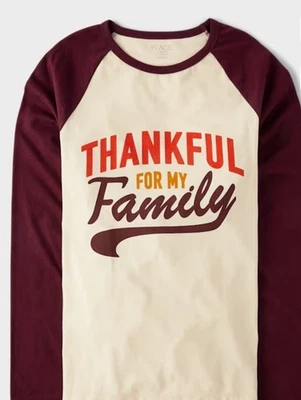 Camiseta Gráfica Adulto Familia Agradecida Manga Larga Talla M Foto 1 de 4