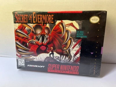 Secret of Evermore (Super Nintendo SNES) Factory Sealed - RARE - FREE SHIPPING - Image 1 of 4
