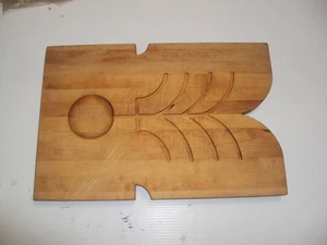 Vintage OEM Kawasaki snowmobile Dealership Cutting board, Interceptor, Intruder - Picture 1 of 2