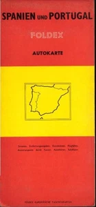 Spanien und Portugal Foldex Autokarte. Autotransporte durch tannel autoren schif - Picture 1 of 1
