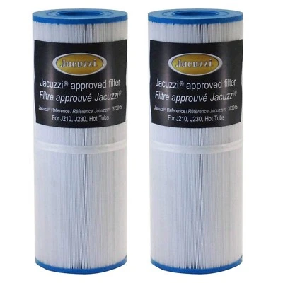 2 JACUZZI J245 WATER FILTERS FOR HOT TUB SPA GENUINE APPROVED NEW SEALED 373045 - Image 1 of 4